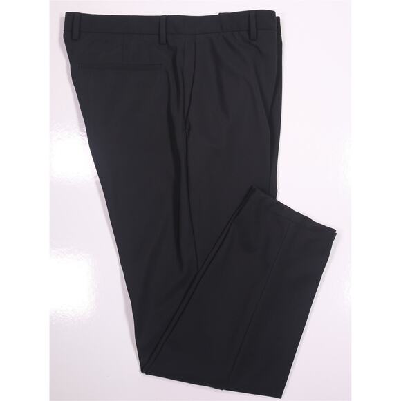 Theory Men's Zaine Precision Ponte Black Performance Dress Pants 34x29 - Picture 1 of 7